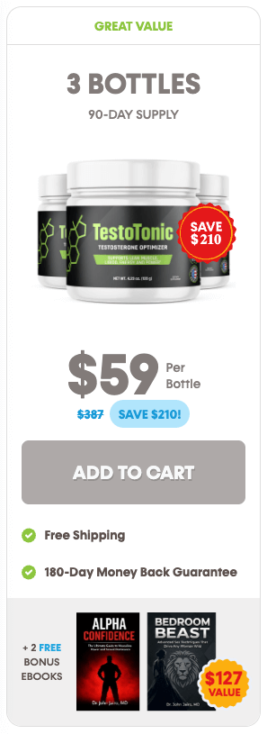 TestoTonic three bottles order
